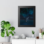 Message in a Bottle Framed Poster - Mystical Ocean Wall Art
