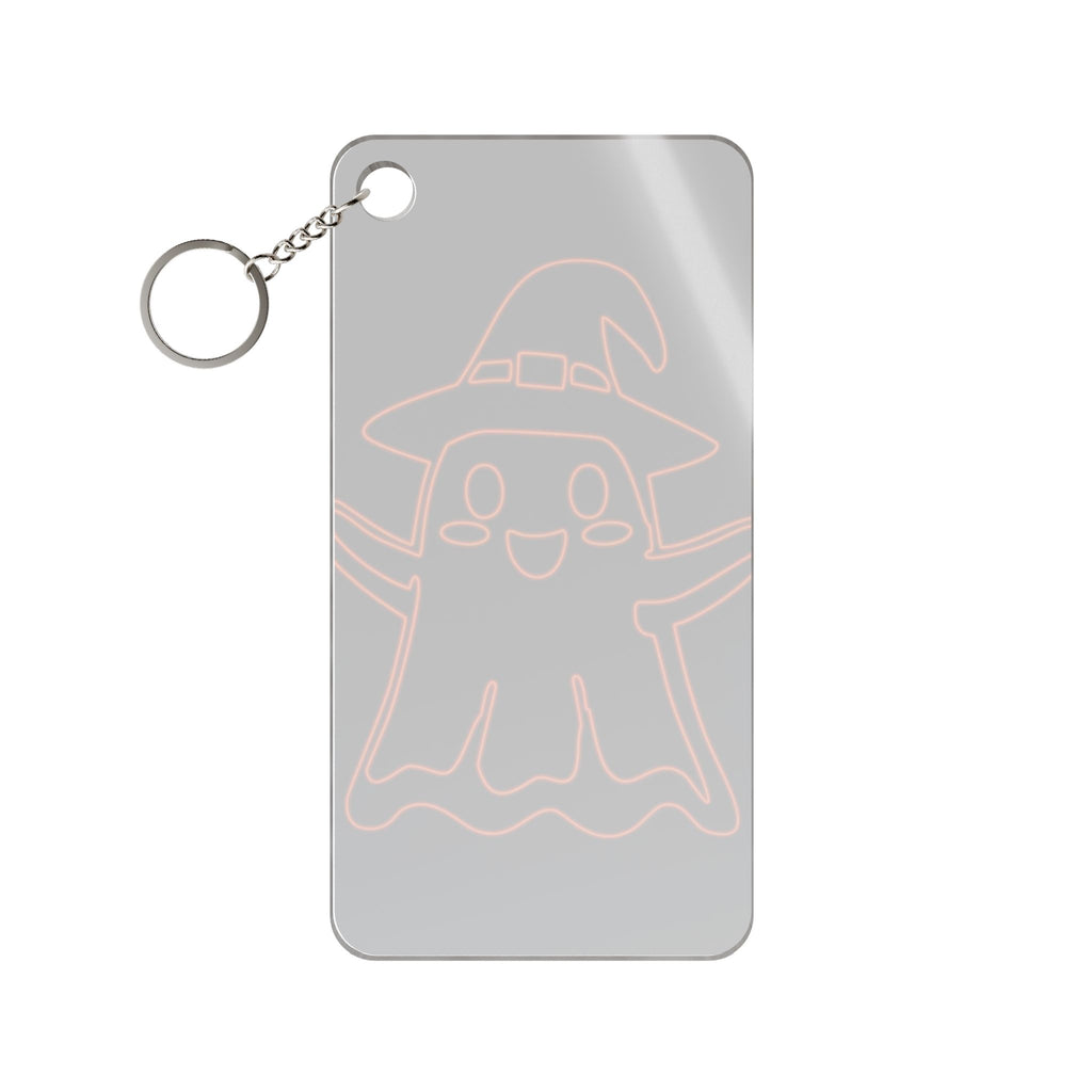 Cute Ghost Keychain - Halloween Acrylic Art Charm