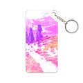 Spirit Wolf Mountain Path Keychain - Group Wolves Mountain Acrylic Charm