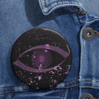 Eye of the Lost Pin - Surreal Dark Art Button