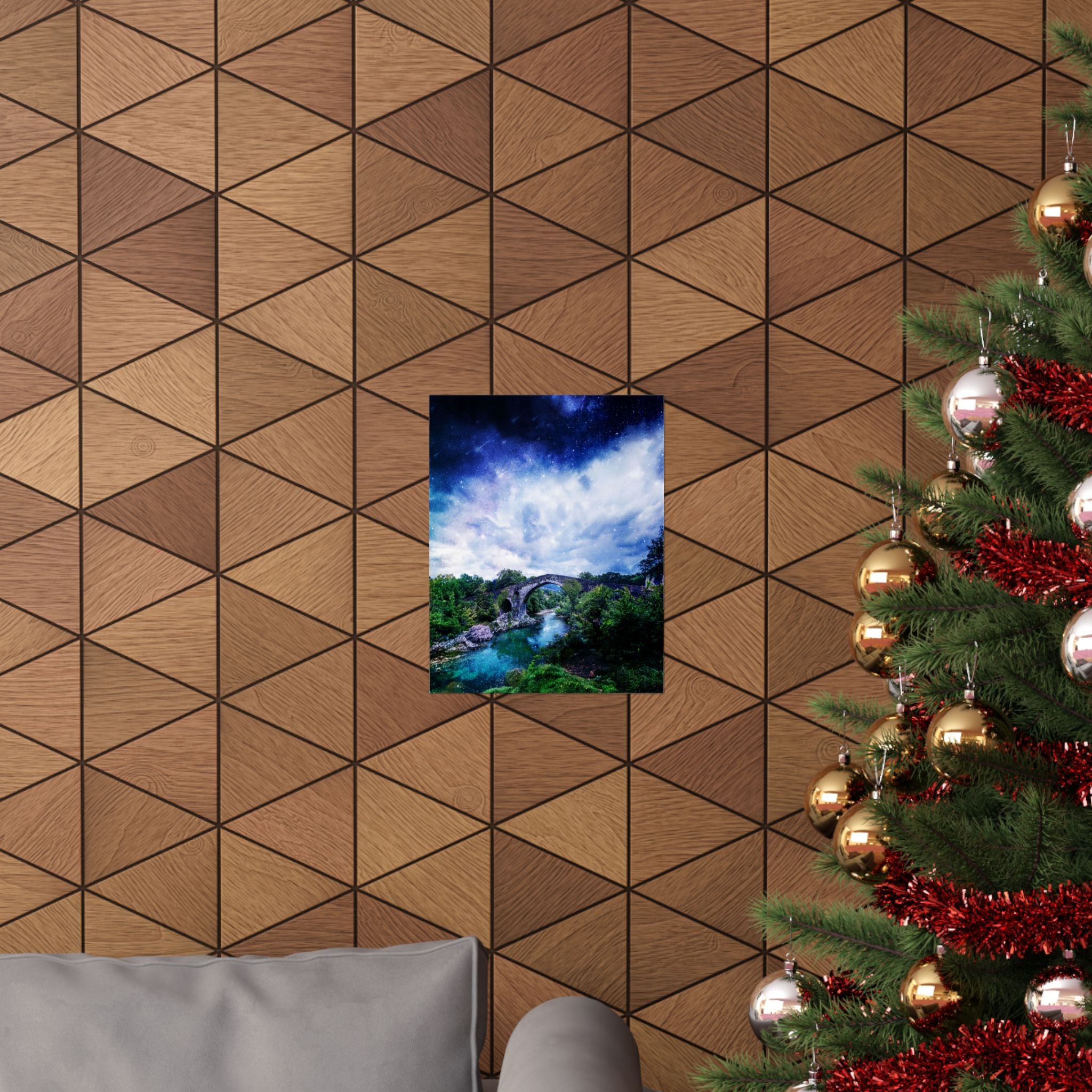Enchanted Landscape Poster - Fantasy Forest Art Print