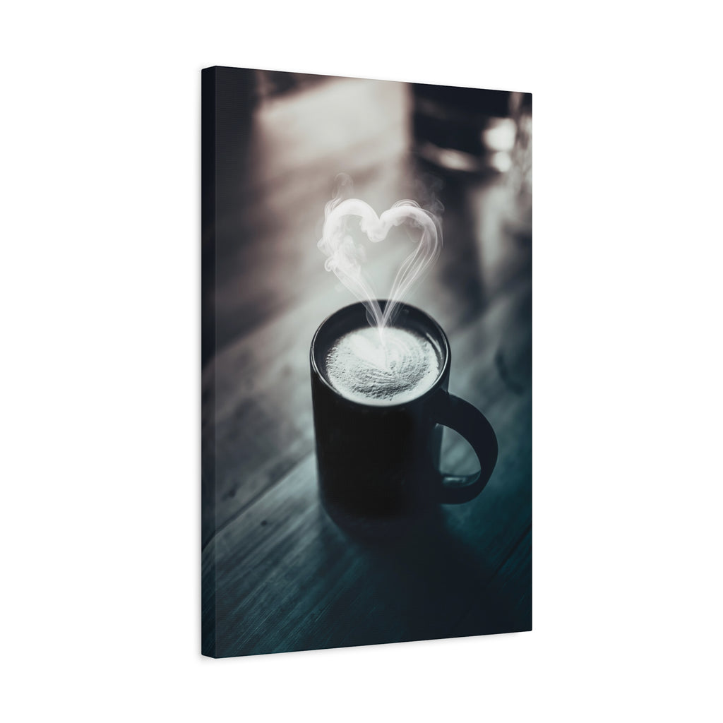 Coffee Love Canvas Wall Art - Aesthetic Kitchen Cafe Decor