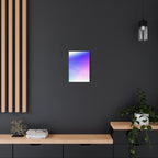 Starfield Space Galaxy Canvas Wall Art - Cosmic Purple Decor