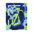Stone Angel Vaporwave Matte Poster Print
