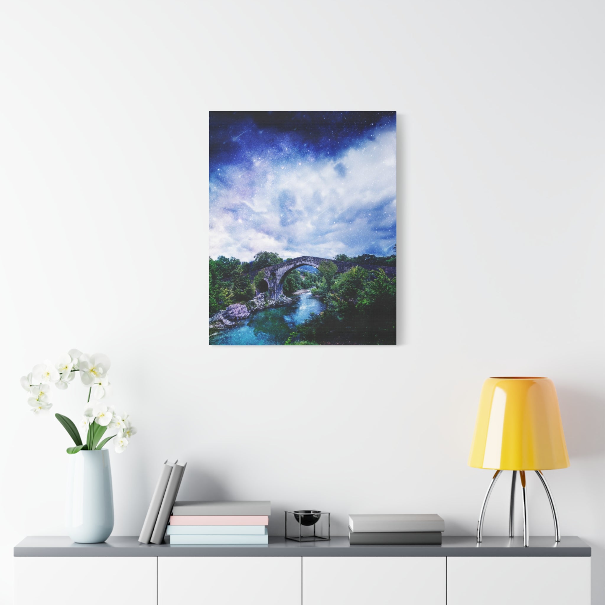 Enchanted Landscape Canvas Wall Art - Fantasy Forest Decor