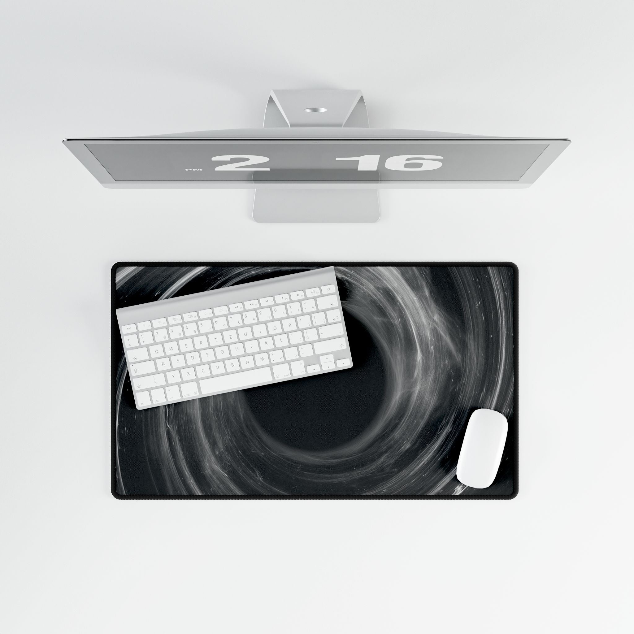 Deep Space Black Hole Desk Mat - Cosmic Gaming Mouse Pad