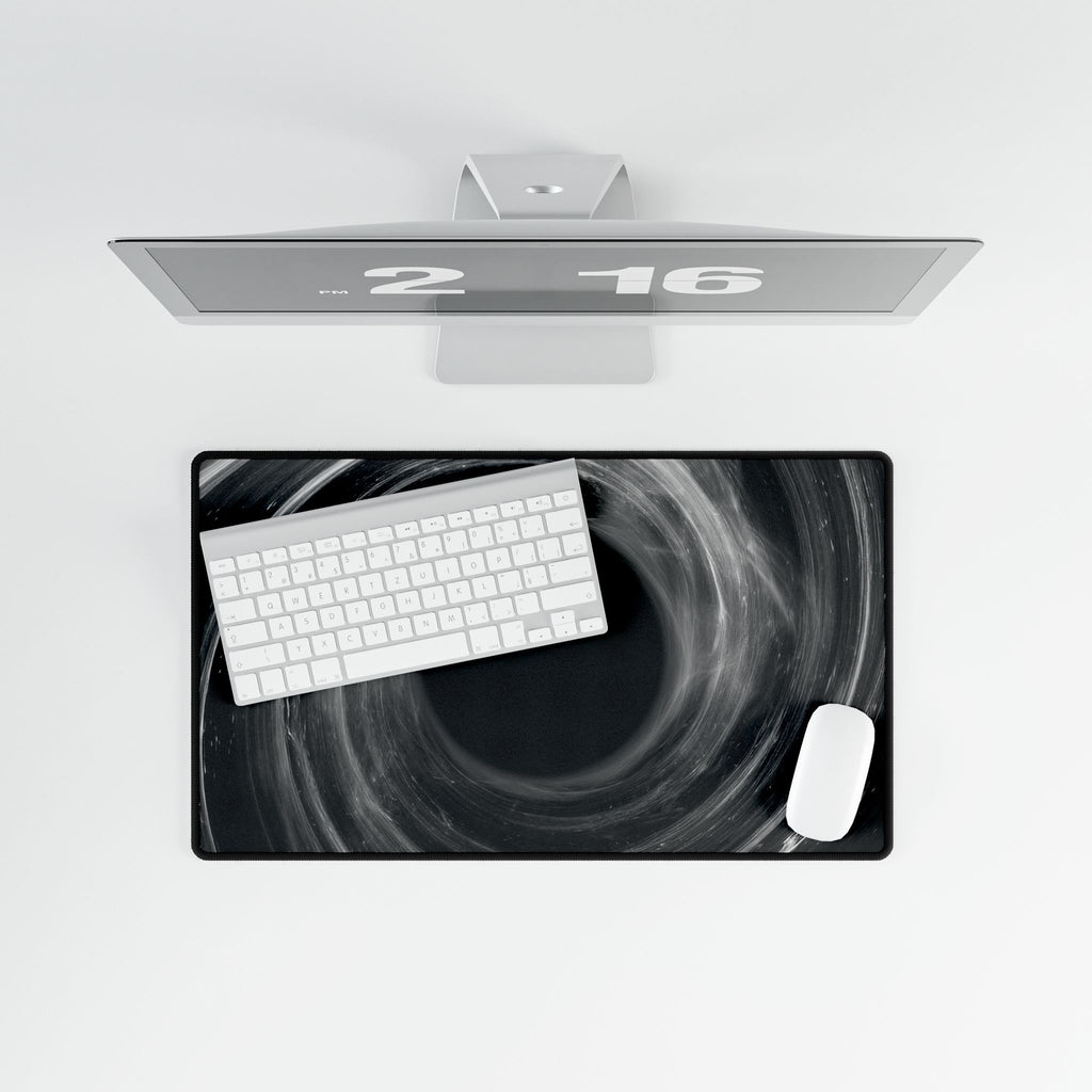 Deep Space Black Hole Cosmic Gaming Desk Mat