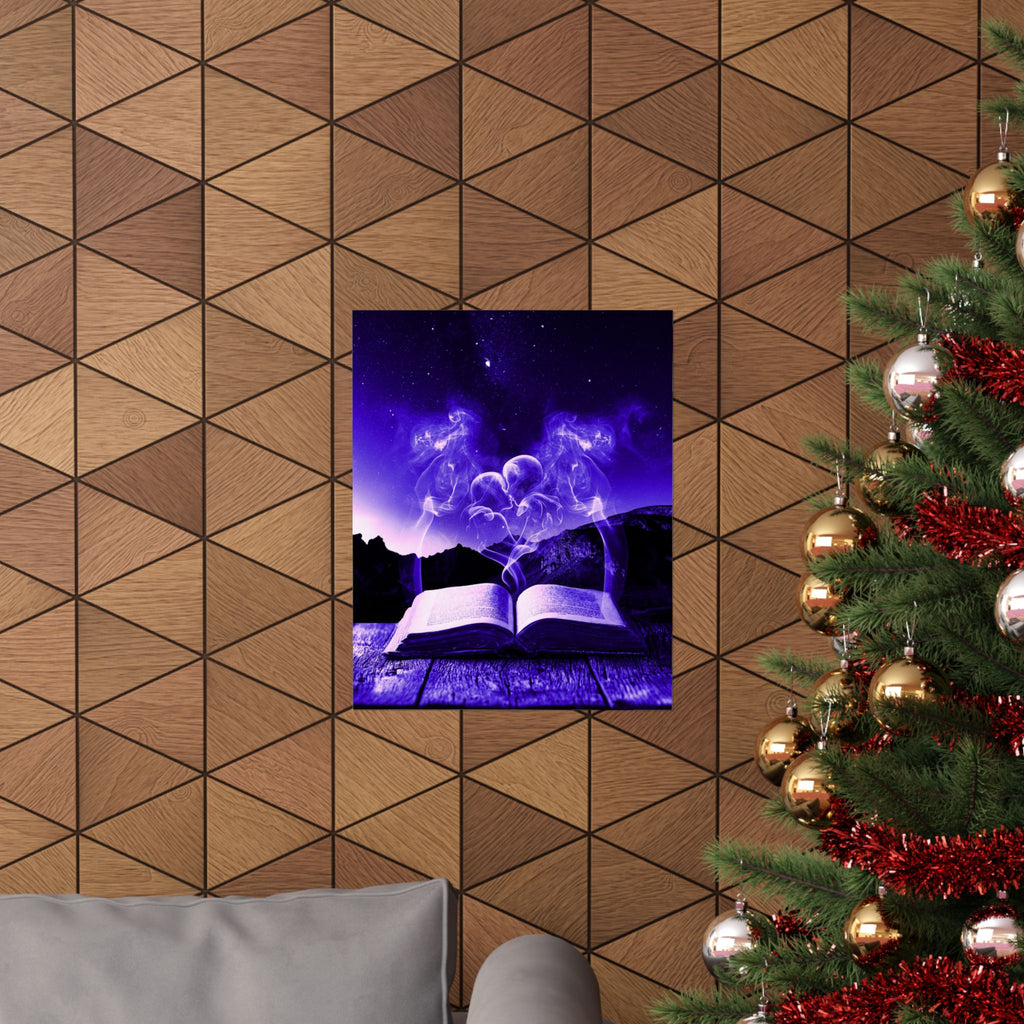 Magic Book Love Spell Poster Print - Witchy Fantasy Art