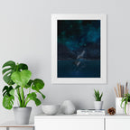 Message in a Bottle Framed Poster - Mystical Ocean Wall Art