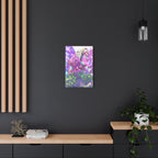 Vibrant Roaring Leopard Matte Canvas Wall Art