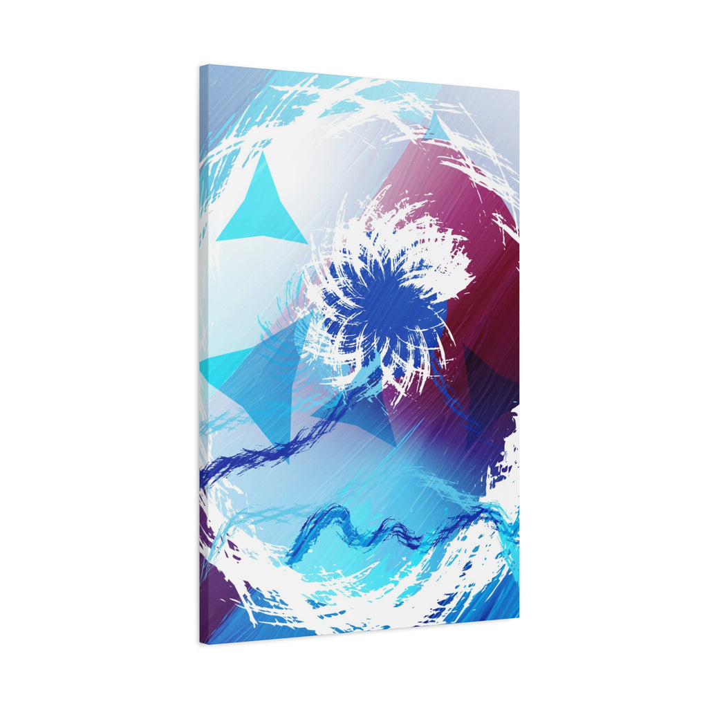 Geometry Portal Canvas Wall Art - Abstract Geometric Sci-Fi Decor