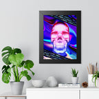 Free Your Mind Framed Poster - Psychedelic Skull Wall Art