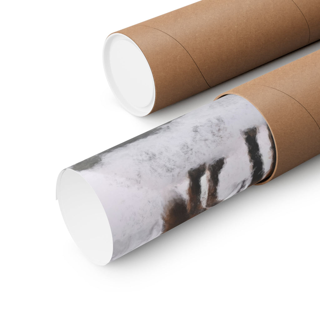 Sprit of The Fox Painting Matte Poster Print