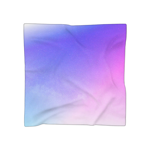 Starfield Space Galaxy Scarf - Cosmic Purple Shawl