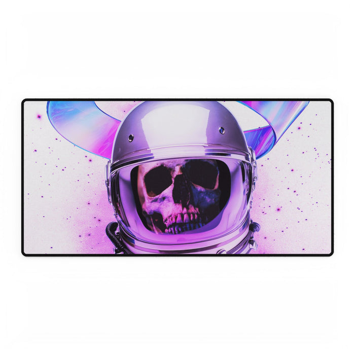 Astronaut Skeleton Skull Desk Mat - Dark Space Gaming Mat by Kiyo Arts