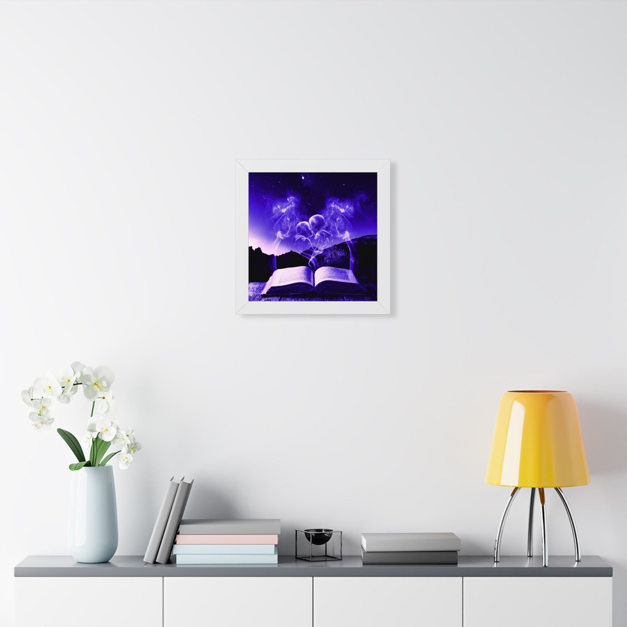 Magic Book Love Spell Framed Poster - Witchy Fantasy Wall Art