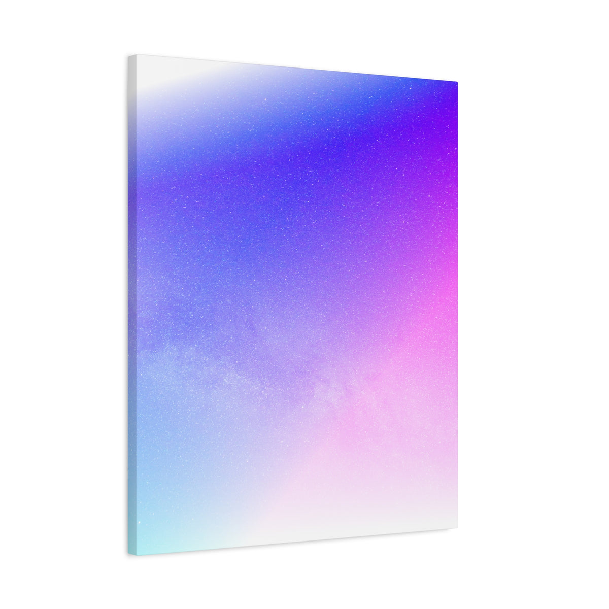 Starfield Space Galaxy Canvas Wall Art - Cosmic Purple Decor