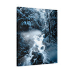 Frozen Forest Canvas Wall Art - Winter Wonderland Nature Decor