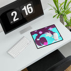 Glow Up Crt Art 0002 Layer 7 Desk Mat - Up 7 Mouse Pad