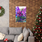 Trippy Cheetah Matte Poster Print