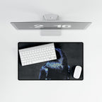 Mystical Blue Raven Mouse Pad - Crow Bird Desk Mat