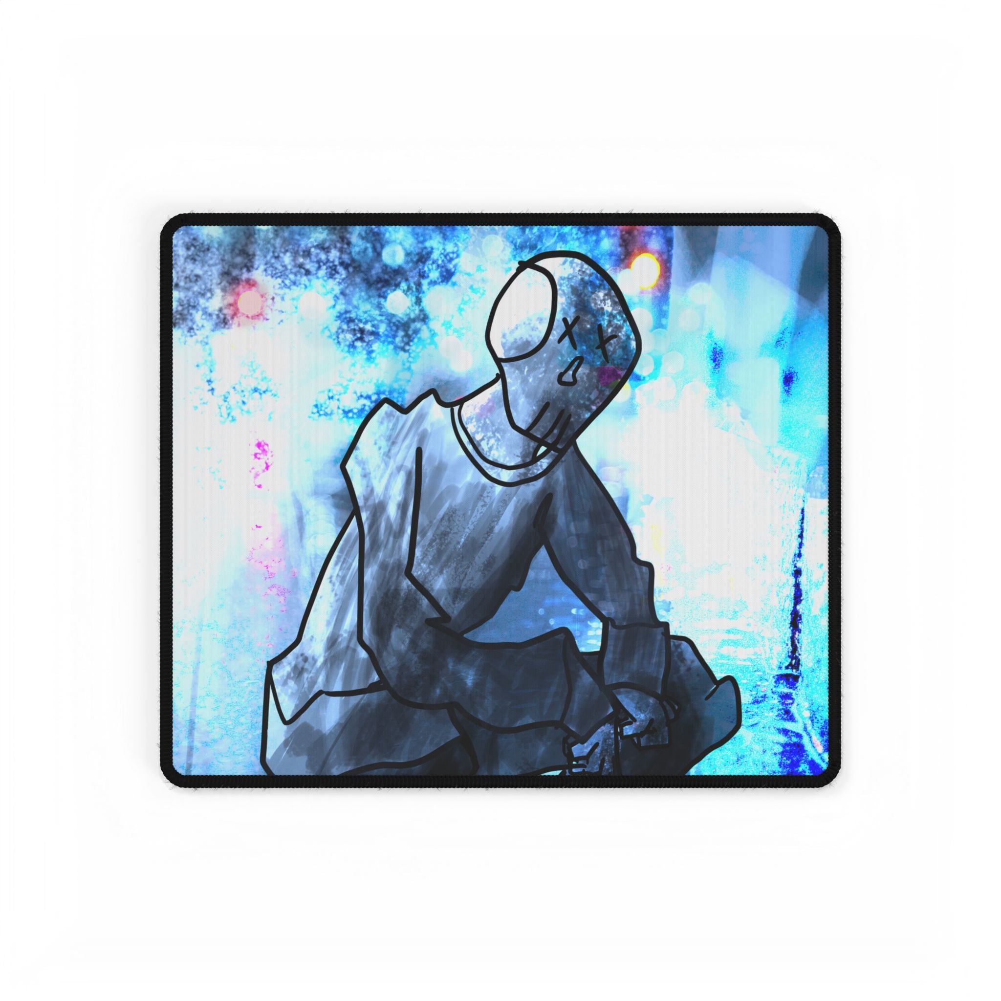 Robot Man Desk Mat - Futuristic Android Mouse Pad
