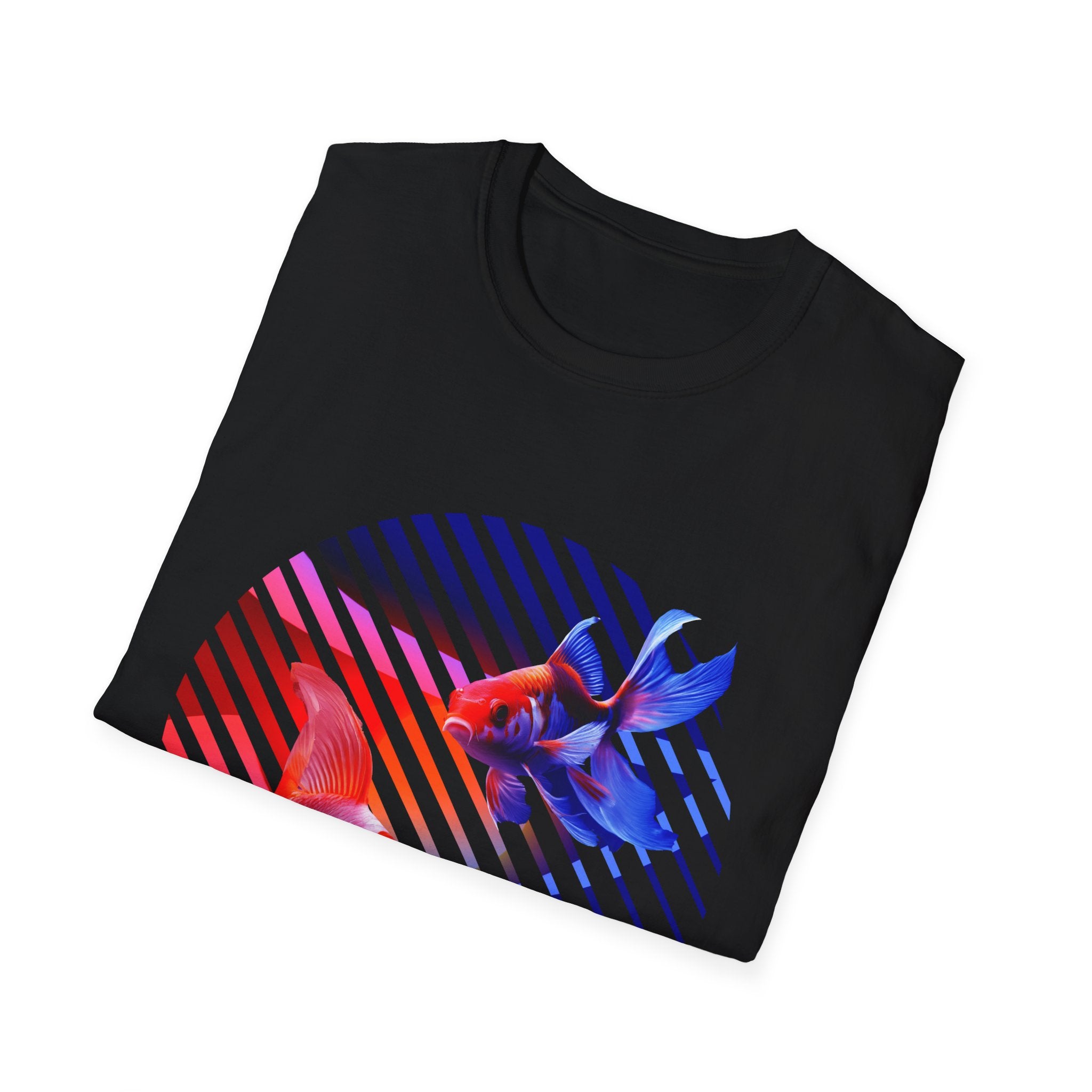 Japanese Koi Attack FX.2 Graphic Tee - Special Edition Cyberpunk Shirt