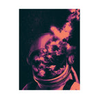 Vapor Astronaut In The Clouds Matte Poster Print