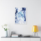 Blue Sky Dragon Framed Poster - Celestial Fantasy Wall Art
