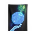 Solar Hand Tapestry - Abstract Spiritual Cosmic Wall Hanging