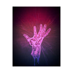 Hand of the Stars Poster Print - Celestial Cosmic Art