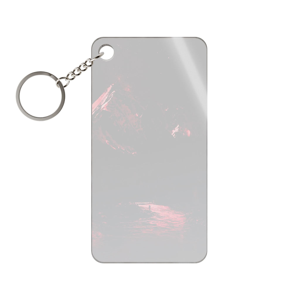 Red Mountain Lake Keychain - Landscape Acrylic Charm